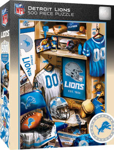 Lions Locker Room Puzzle - 500 Piece