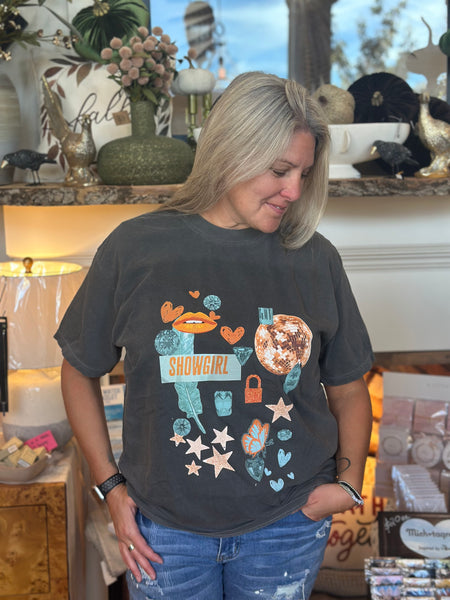 Taylor Swift Showgirl Collage Tee