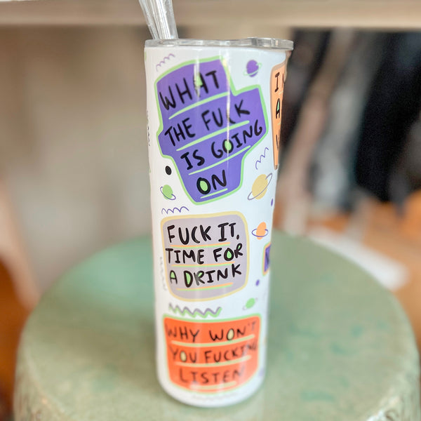 Dad Vocabulary Enamel Tumbler