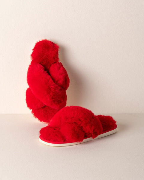 Christina Slippers - Red S/MD