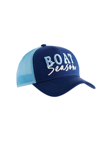 Boat Season Trucker Hat - Navy