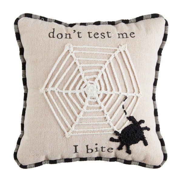 “Don’t Test Me I Bite” Pillow