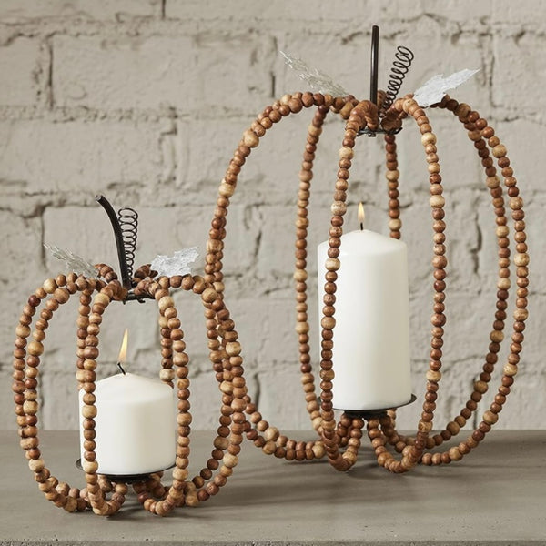 Large Beaded Pumpkin