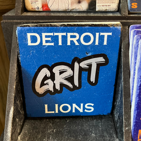 Detroit Grit Lions Coaster
