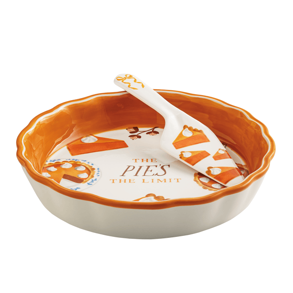 Thanksgiving Pie Dish and Server
