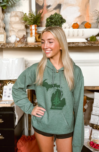 "MI Roots" Hoodie - Green