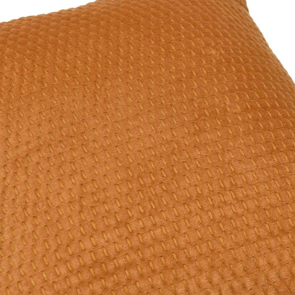 Carmel Quilted Cotton Velvet Pillow