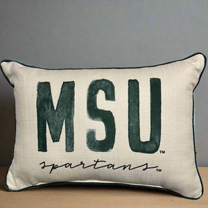 MSU Spartan Pillow