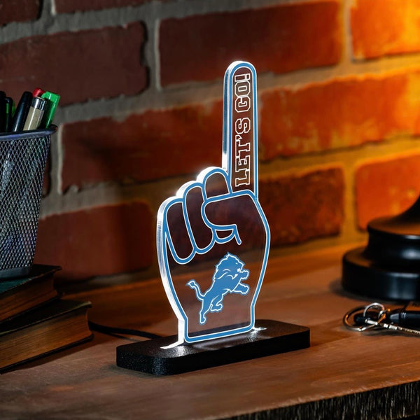 Detroit Lions LED Foam Finger Desk-light