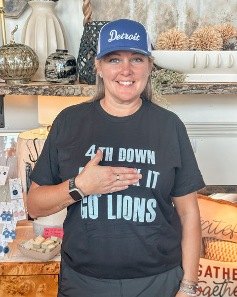 "4th Down and F* It" Tee - Black