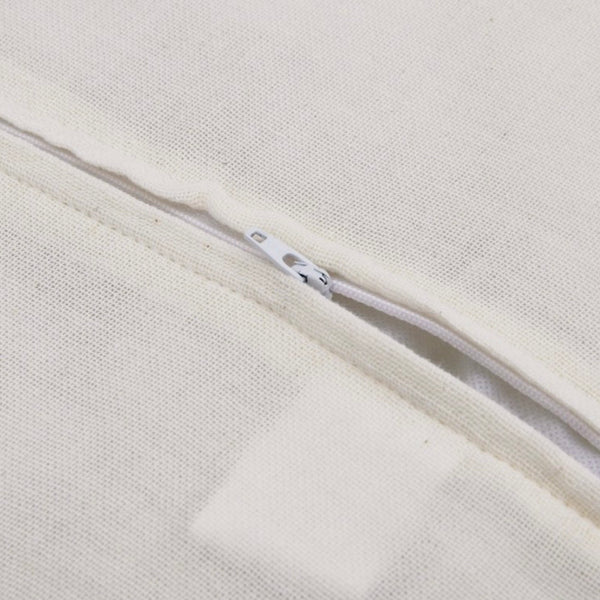 Cream/Grey Linen Pillow