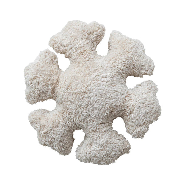 Snowflake Shaped Pillow - Beige