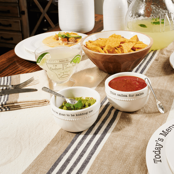 Guac & Salsa Dip Bowl Set
