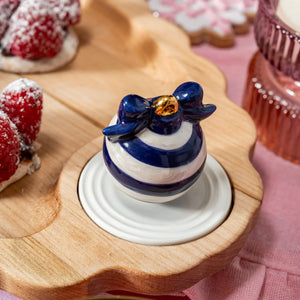Blue Ornament Mini - Deck the Halls