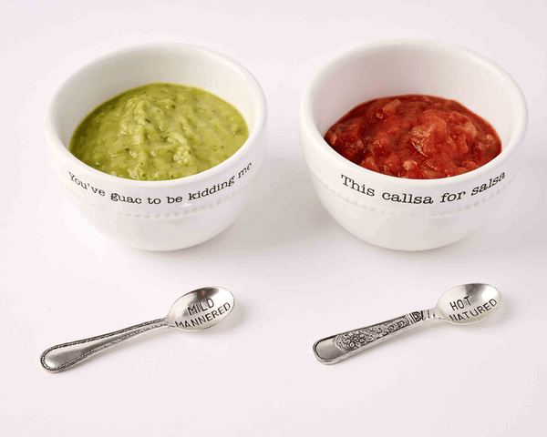 Guac & Salsa Dip Bowl Set
