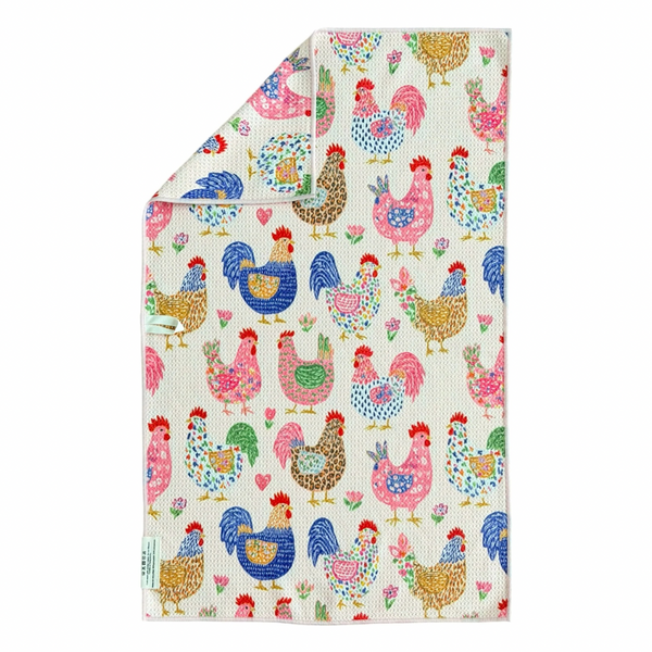 Feathered Friends Double Sided Tea Towel