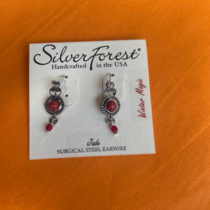 Silver Forest Earring