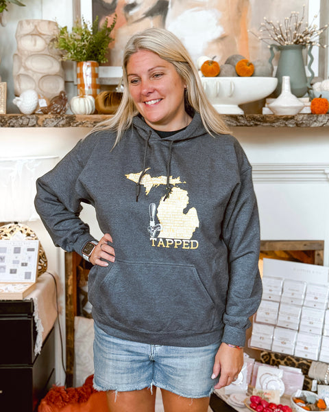 "Tapped" Hoodie - Gray