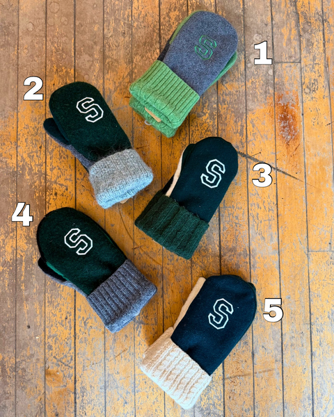 Michigan State (MSU) Wool Mittens