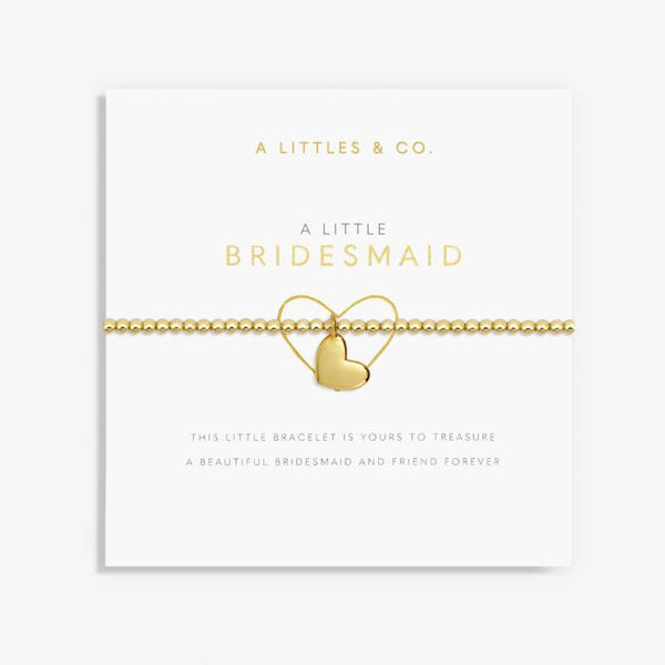 A Little Bridesmaid Gold Bracelet