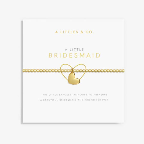 A Little Bridesmaid Gold Bracelet