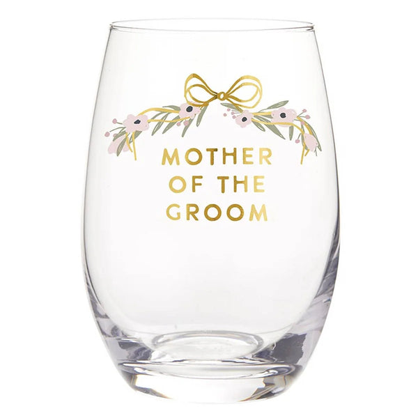 Mother of the Groom Wine Glass