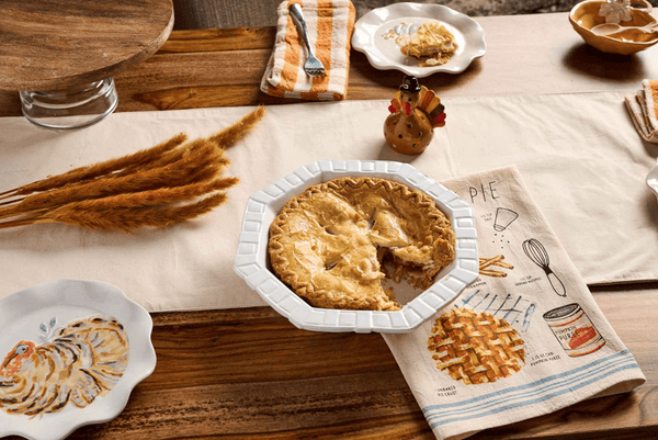 Pumpkin Pie Dish & Towel Set