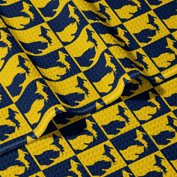 Maize and Blue Double Sided Tea Towel
