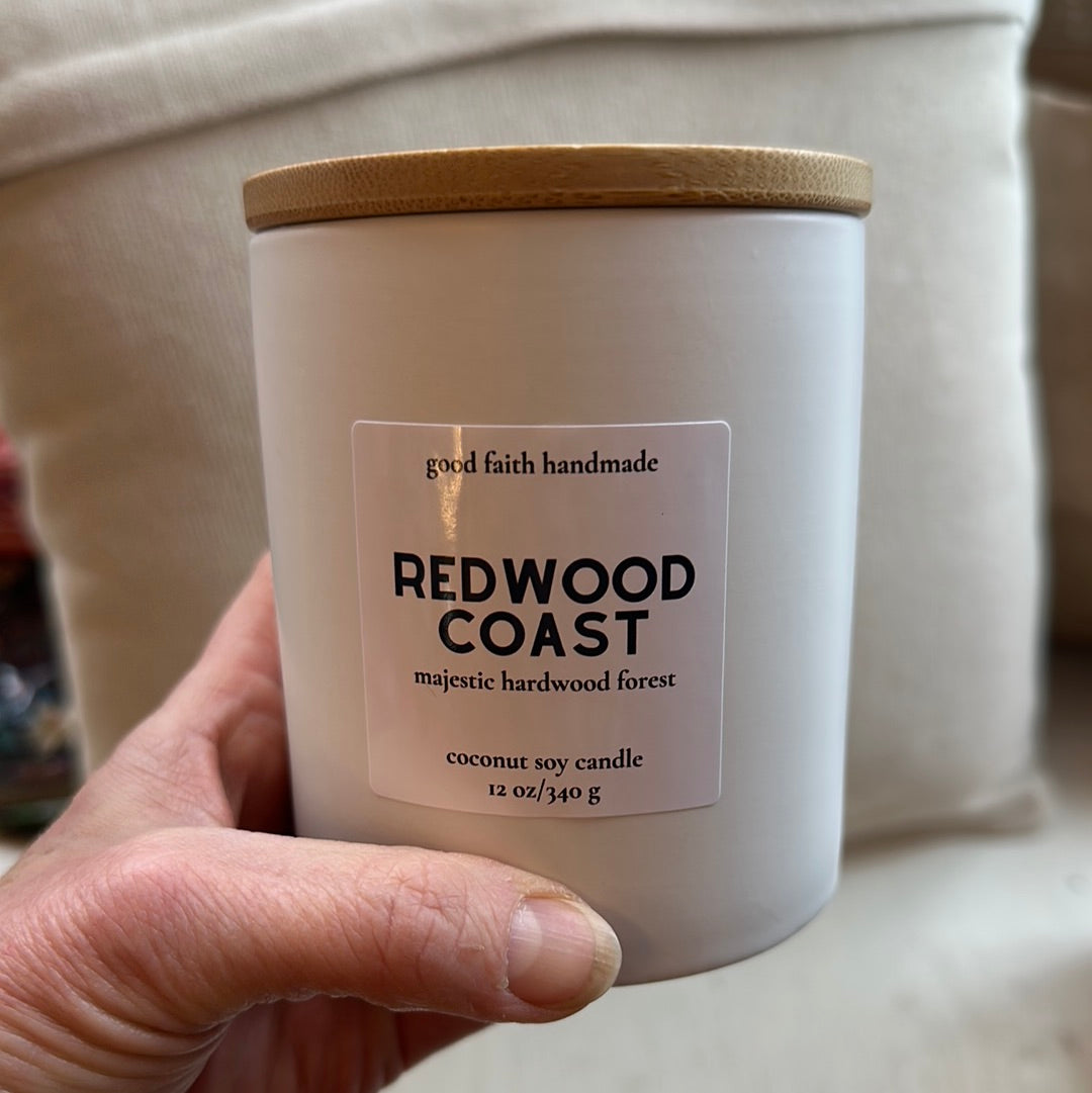 Redwood Coast candle 12oz.