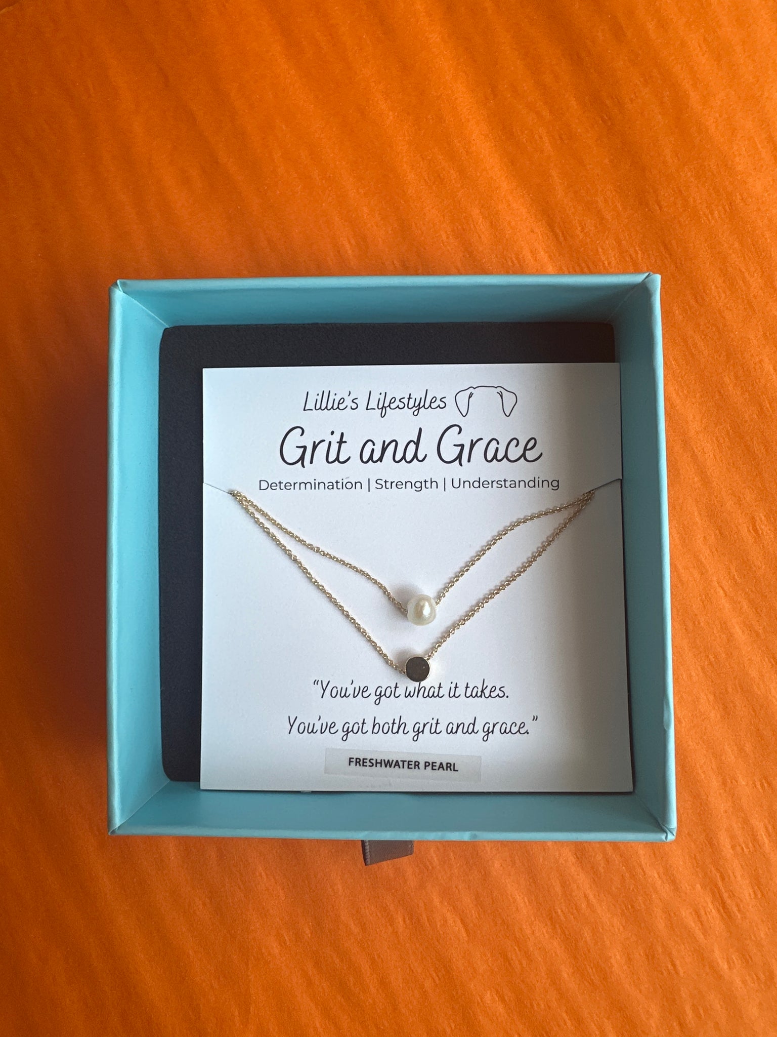 Grit & Grace Necklace Gold