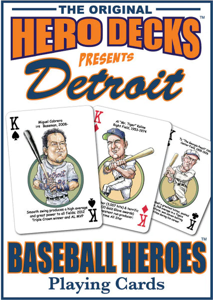 Hero Deck Detroit Tigers Playing Cards