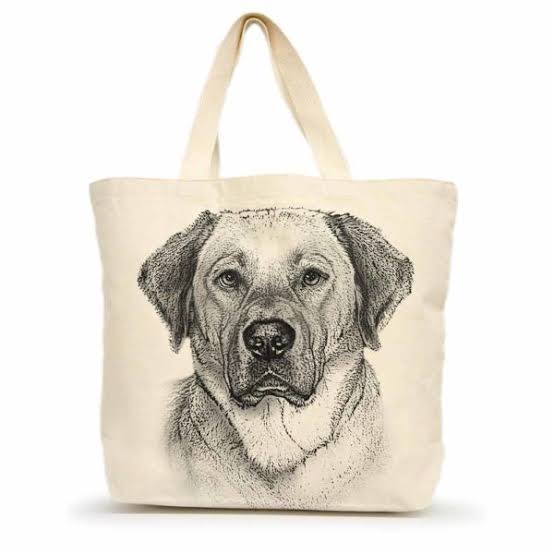 Yellow Lab #2 Large Tote