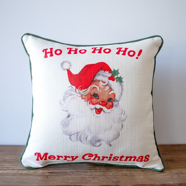 “Ho Ho Ho!” Vintage Santa Pillow