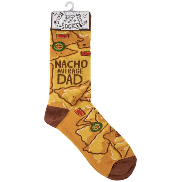 “Nacho Average Dad” - Crew Socks