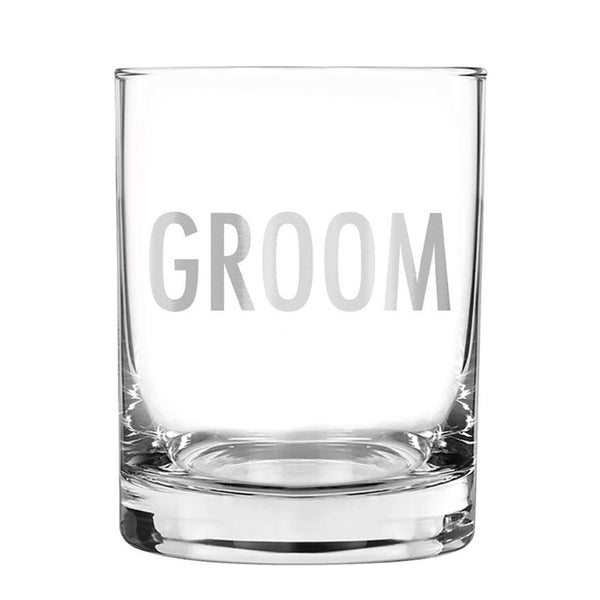 Groom Rocks Glass