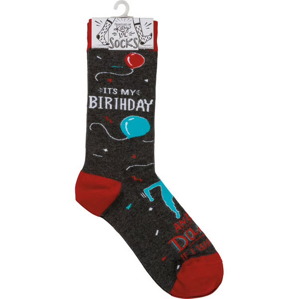 "It's My Birthday" - Crew Socks