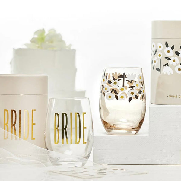 Bride Stemless Wine Glass