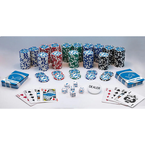 Detroit Lions Poker Set