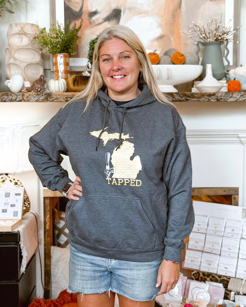 "Tapped" Hoodie - Gray