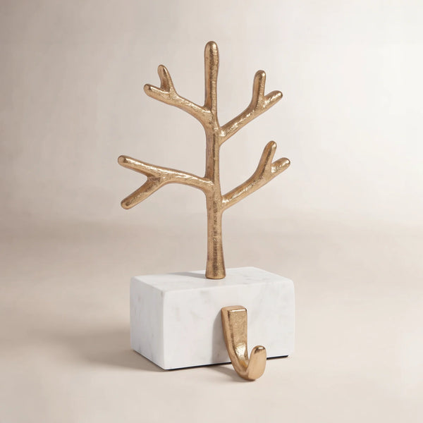 Gold Tree Stocking Holder