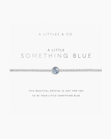 A Little Something Blue Silver Bracelet