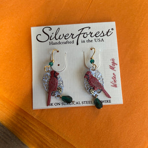 Silver Forest Earring