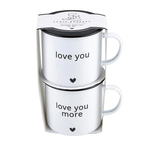 Love you, Love you More Mugs