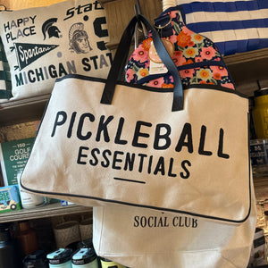 Pickleball Essential Canvas Tote