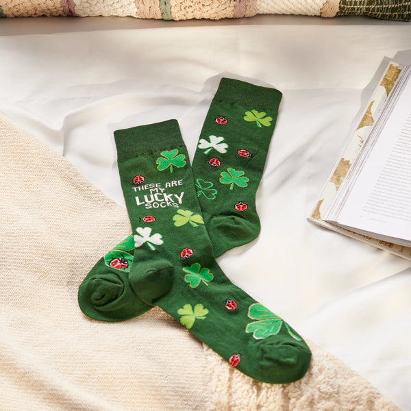 "These Are My Lucky Socks" - Crew Socks