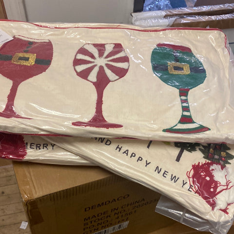 Wine Glass Pillow