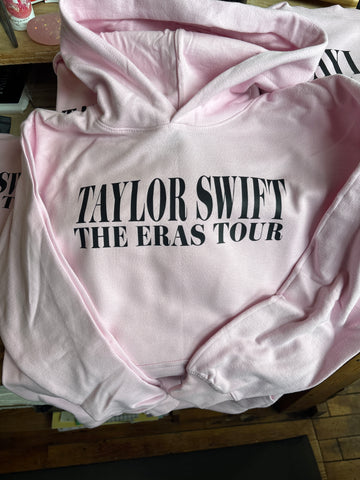 YOUTH- Taylor Swift Ears Tour Pink Doublesided Hoodie up