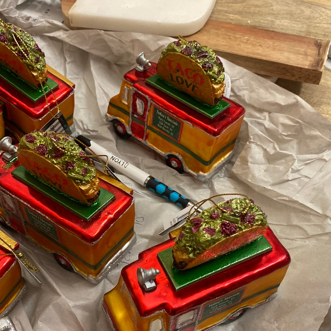 Taco Love Truck Ornament