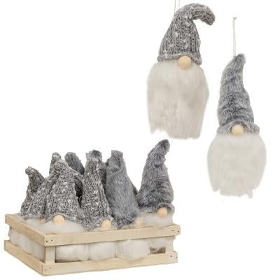Gray Gnome Ornaments