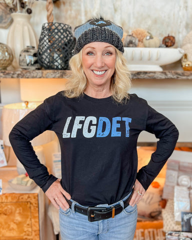 “LFGDET” Long Sleeve - Black